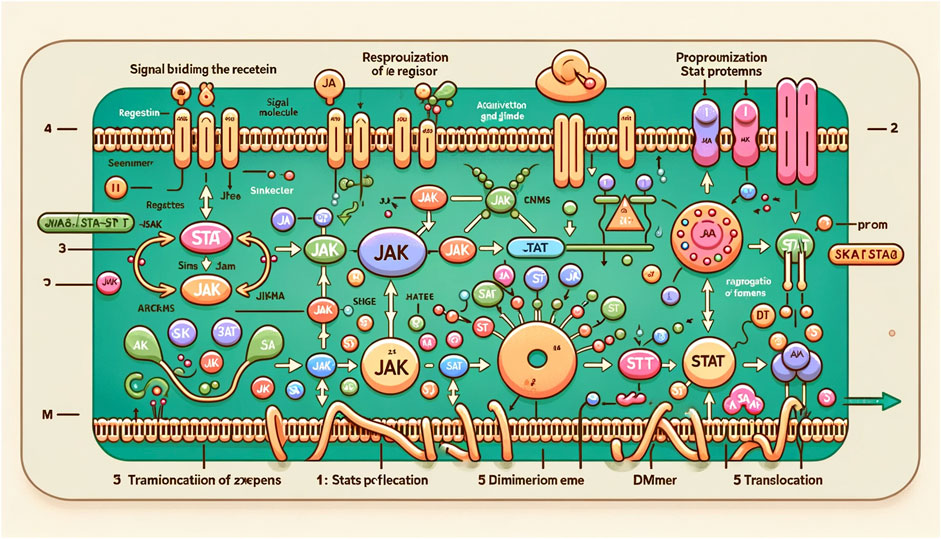 An AI-generated biology diagram filled with unintelligible nonsense